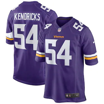 mens nike eric kendricks purple minnesota vikings game jers